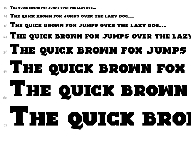 Altered Quest font waterfall
